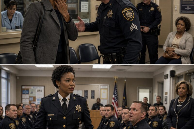 The officer slapped her before he knew her name. He called her a cockroach in front of a silent lobby and told her to get her Black ass out of his station. Twenty-four hours later, that same officer stood in formation while she walked in wearing captain’s bars and took command of his entire precinct.