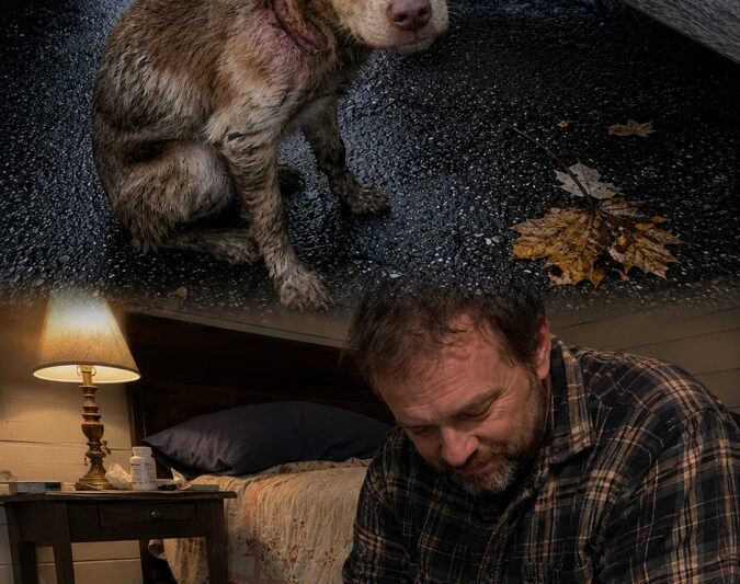The wire was buried deep. Her body was shaking. But her eyes were still asking someone to stay.