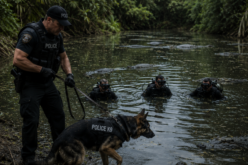 The Police Dog Wouldn’t Stop Barking at the Alligator Pond—Then Officers Found the Skeletons Beneath the Black Water