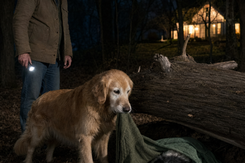 THE HOUSE WAS QUIET FOR THE FIRST TIME IN EIGHT YEARS. MELISSA WOKE UP BECAUSE THE SILENCE FELT WRONG. THEN SHE SAW THE DOG EVERYONE HAD GIVEN BACK.