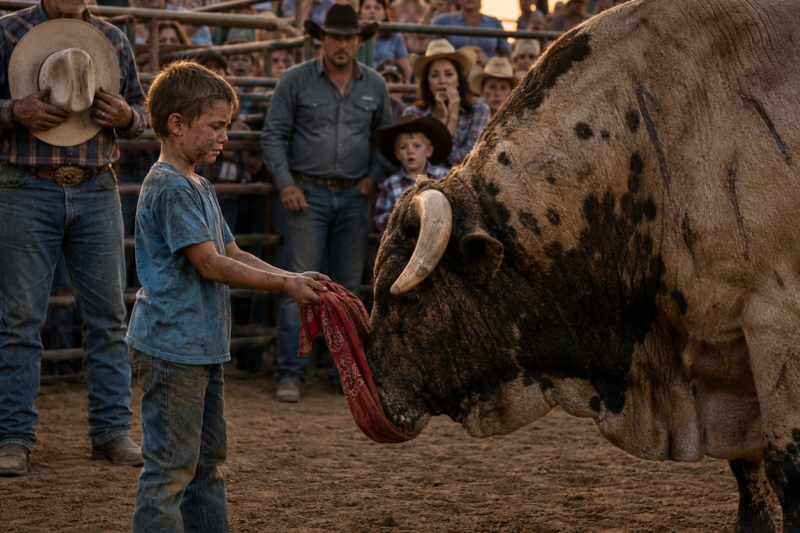 THE BULL KNEW WHERE MASON FELL