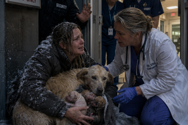I HAD NOTHING LEFT EXCEPT ONE BLANKET.  THEN A STARVING MOTHER DOG GAVE BIRTH BESIDE A HOSPITAL WALL.  AND WHEN I BEGGED THEM TO OPEN THE DOOR, THEY TOLD ME LIFE HAD RULES.