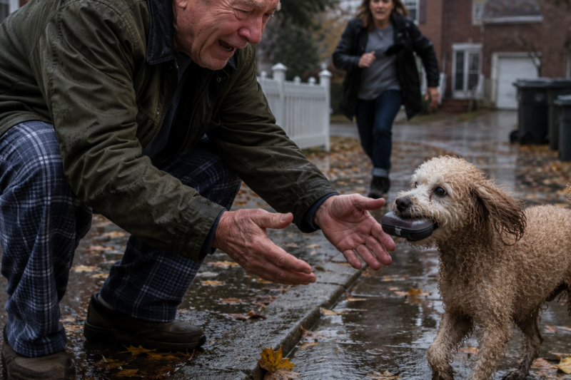 AT 73, HE THOUGHT LIFE HAD ALREADY STOPPED NOTICING HIM.  THEN A TINY OLD DOG STOLE THE ONE THING HE COULDN’T AFFORD TO LOSE.  AND SOMEHOW, THAT RAINY AFTERNOON OPENED A DOOR HE HAD QUIETLY GIVEN UP ON.