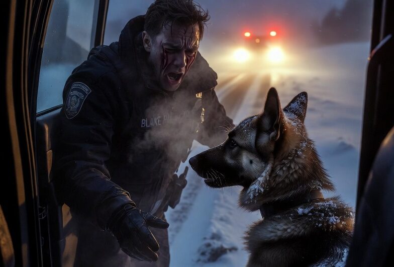 Officer Blake Opened His Truck Door for a Freezing Dog Family—Then the Mother Led Him Back Into the Blizzard for One Last Rescue