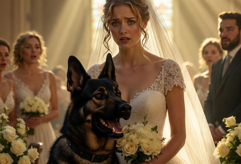 On Her Wedding Day, Her Police Dog Blocked the Aisle—Then She Learned He Wasn’t Stopping the Wedding, He Was Saving Her Life