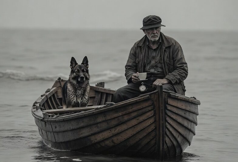 A German Shepherd Was Thrown Into the Ocean—But the Old Rescue Captain He Swam Toward Was the One Who Needed Saving Most