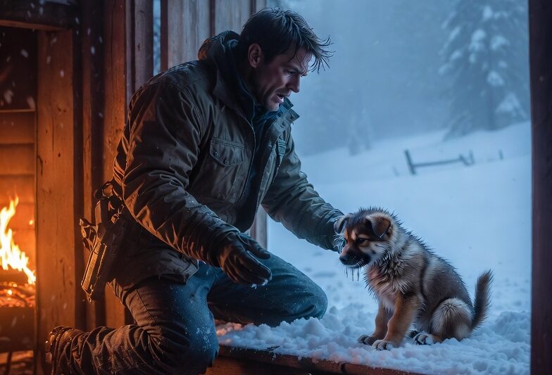 Officer Found a Frozen Puppy on His Cabin Steps—Then the Puppy Led Him Into the Storm to Save the Lives Someone Tried to Erase