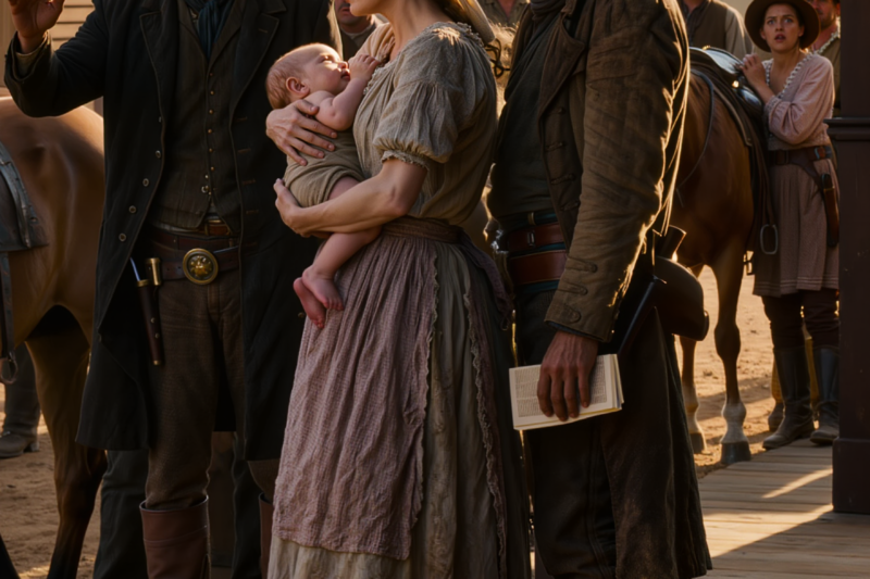 He Bought the Widow and Her Baby at Auction—Then Taught the Whole Town She Was Never for Sale