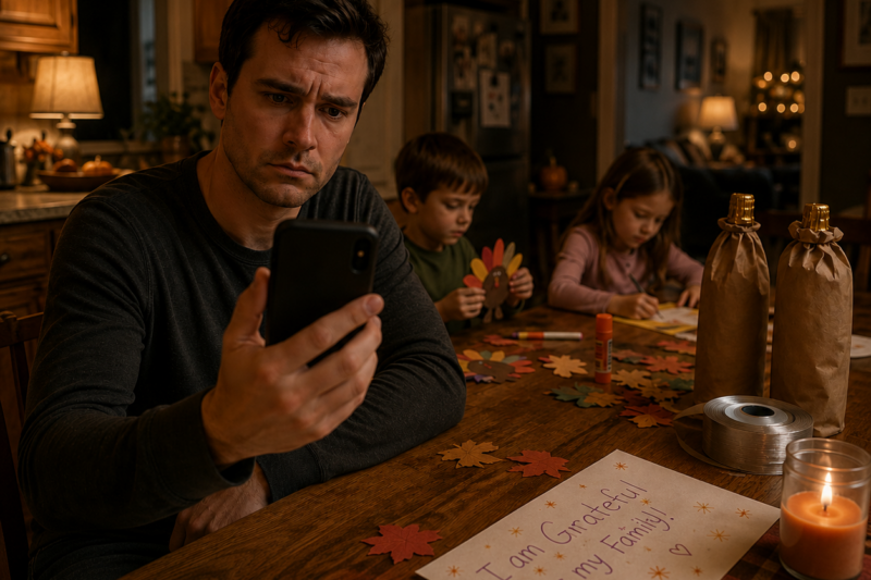 “Don’t bother coming to Thanksgiving — We don’t have room for you and your kids anymore,” my brother texted. But even so, he took $3,000 of my money to pay the catering provider, and the next morning the police called him.