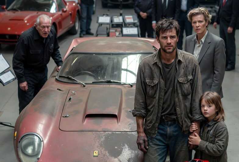 The CEO Mocked a Single Dad’s Rusted Car as Scrap—Until a Racing Historian Saw the Lost Ferrari 250 LM Beneath the Dust