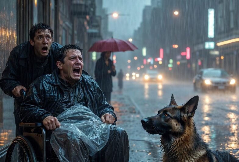 “I Thought He Was Gone Forever”—A Paralyzed Officer Breaks Down When He Finds His Starving Police Dog Waiting in the Rain