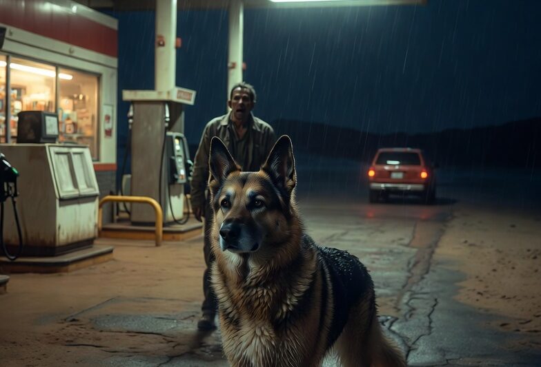 They Abandoned Their Dog at a Lonely Gas Station—But When They Came Back Begging, He Chose the Man Who Never Left