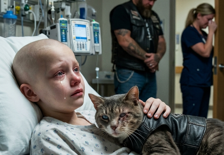 The One-Eyed Cat Who Taught Bikers How to Save Lonely Children