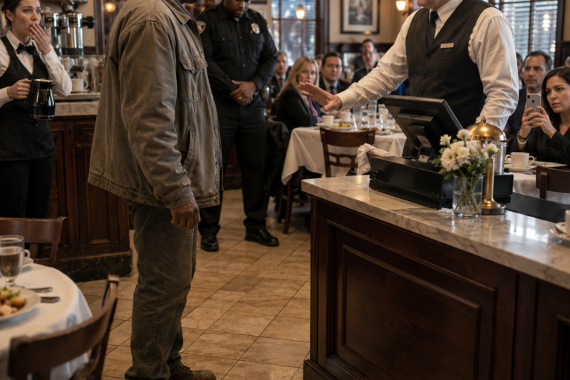 The Manager Threw His Change on the Floor and Told Him to Pick It Up—But He Had No Idea the Black Man Was His New Boss