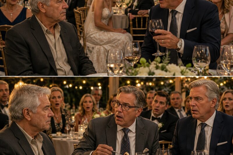 At my granddaughter’s wedding, the groom’s father smiled at me like I was a stain on the seating chart. He called me “just a retired plumber” in front of his business partner, loud enough for the table to hear and soft enough to pretend it was polite
