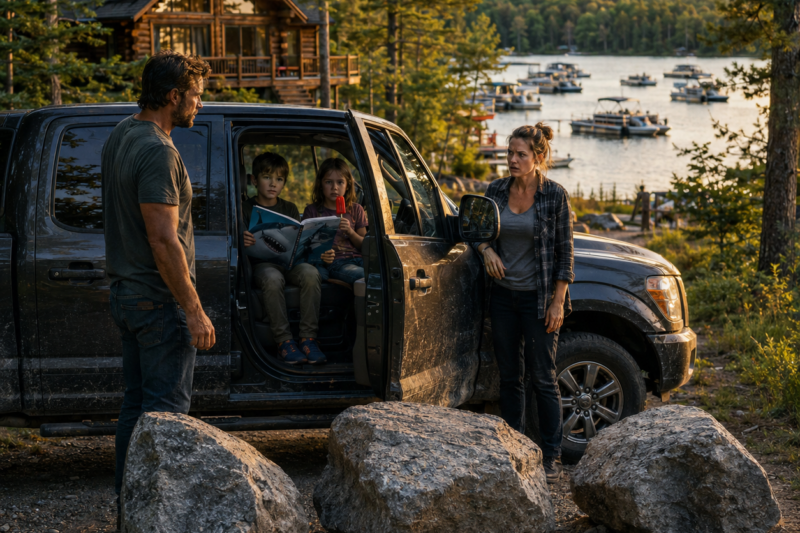 HOA KAREN BLOCKED MY CABIN DRIVEWAY WITH BOULDERS—SO I TOWED EVERY BOAT THEY OWNED OFF MY PRIVATE LAKE