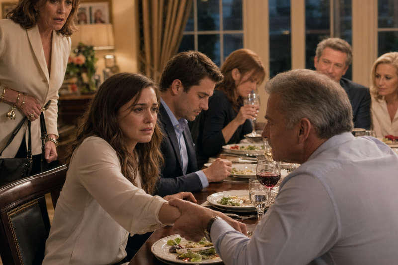 MY DAUGHTER’S FATHER-IN-LAW GRABBED HER WRIST AT DINNER — SO I MADE TWO QUIET CALLS AND HIS EMPIRE STARTED CRACKING
