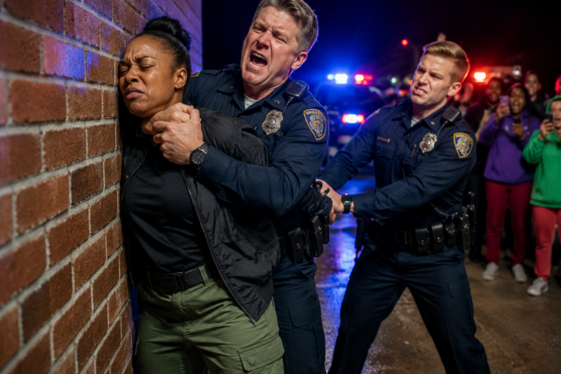 PART2: COPS HANDCUFF BLACK WOMAN GENERAL FOR “TALKING BACK” — ONE CALL TO THE PENTAGON ENDS THEIR CAREERS