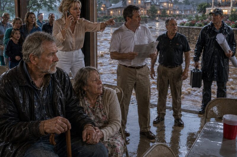 The HOA board laughed at my flood wall while rain turned the Texas sky black behind them. They called it ugly, useless, and “a paranoid old man’s little fortress,” then handed me a foreclosure warning in front of half the neighborhood.