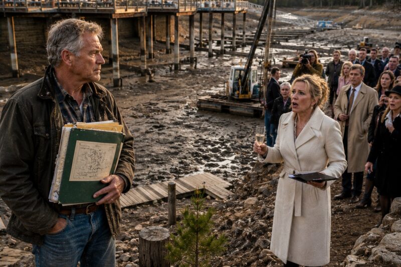 The HOA president spent $2 million building a marina on my private lake and called it a community amenity. She ripped my grandfather’s sign out of the dirt and told her contractor, “Tear it down. This is our lake now.”