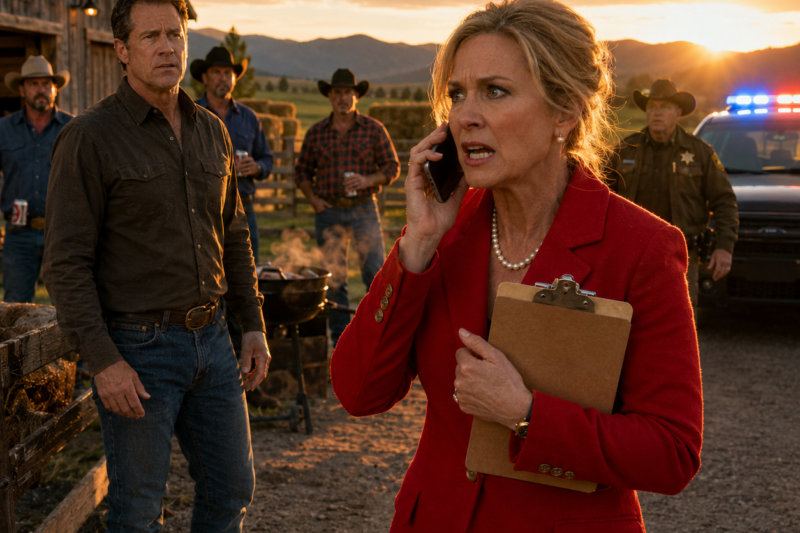 MY HOA PRESIDENT CALLED 911 ON MY RANCH BARBECUE — THEN THE SHERIFF ARRIVED AND REALIZED SHE HAD JUST ACCUSED HIS OWN DEPUTIES