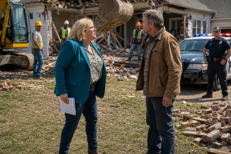 PART2: HOA TORE DOWN MY HOUSE CLAIMING HOA DUES — THEN FROZE THE MOMENT THEY SAW MY BADGE
