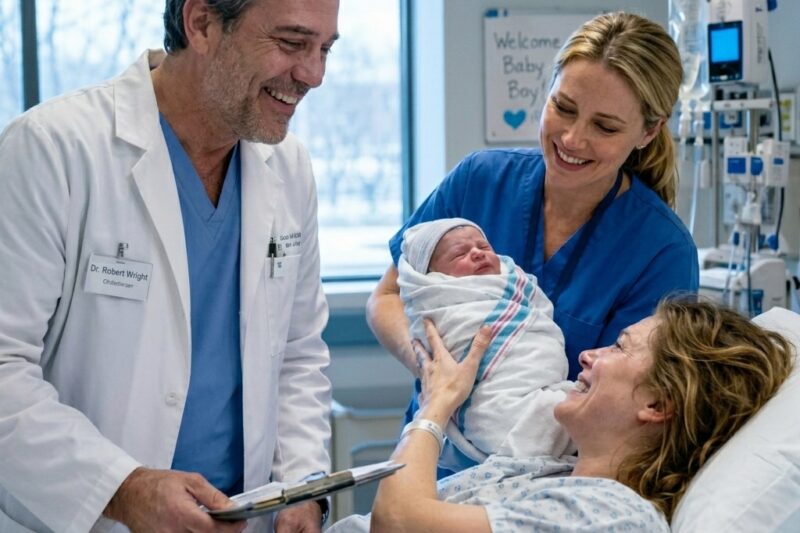 SHE GAVE BIRTH ALONE—THEN THE DOCTOR SAW HER BABY AND BROKE DOWN IN TEARS