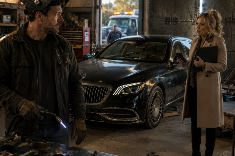 HOA KAREN PARKED HER $300,000 MAYBACH INSIDE MY WORKSHOP — SO I SEALED THE DOORS AND LEFT FOR VACATION