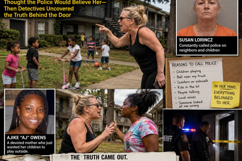 Neighbor From Hell Thought the Police Would Believe Her—Then Detectives Uncovered the Truth Behind the Door  The first thing everyone in the neighborhood knew about Susan Lorincz was that if children were laughing outside, she would find a reason to call the police.