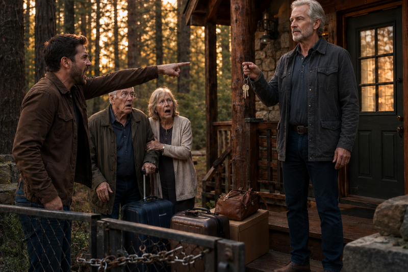 I RETIRED AND BOUGHT A COTTAGE IN THE FOREST TO BE ALONE WITH NATURE. THEN MY SON-IN-LAW CALLED ME: “MY PARENTS ARE MOVING IN WITH YOU! IF YOU DON’T LIKE IT, COME BACK TO THE CITY! I DIDN’T SAY ANYTHING. BUT WHEN THEY ARRIVED, THEY FOUND THE SURPRISE I HAD LEFT FOR THEM…