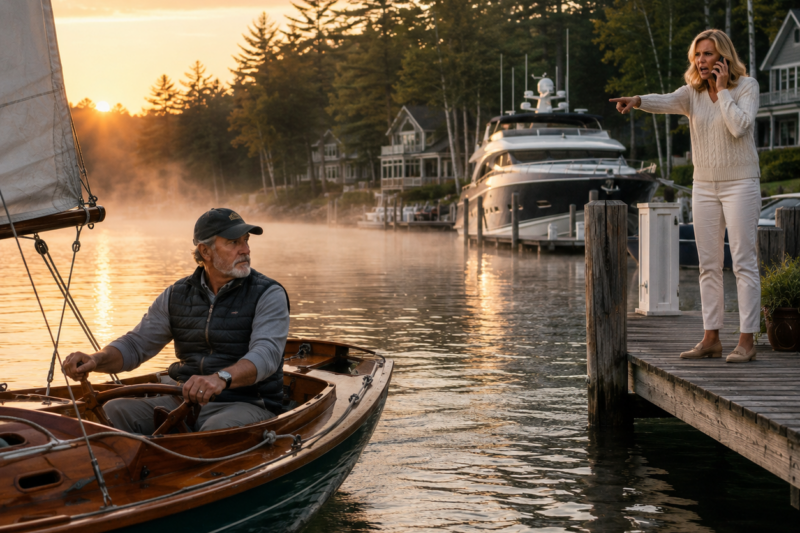 HOA KAREN CALLED 911 WHEN I SAILED MY BOAT ON MY OWN LAKE—15 MINUTES LATER, I BOUGHT HER HOA’S MARINA