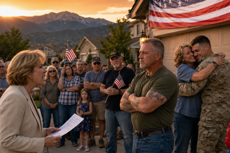 HOA PRESIDENT VS. MILITARY FAMILY: ONE WELCOME-HOME BANNER TURNED THE WHOLE NEIGHBORHOOD AGAINST HER