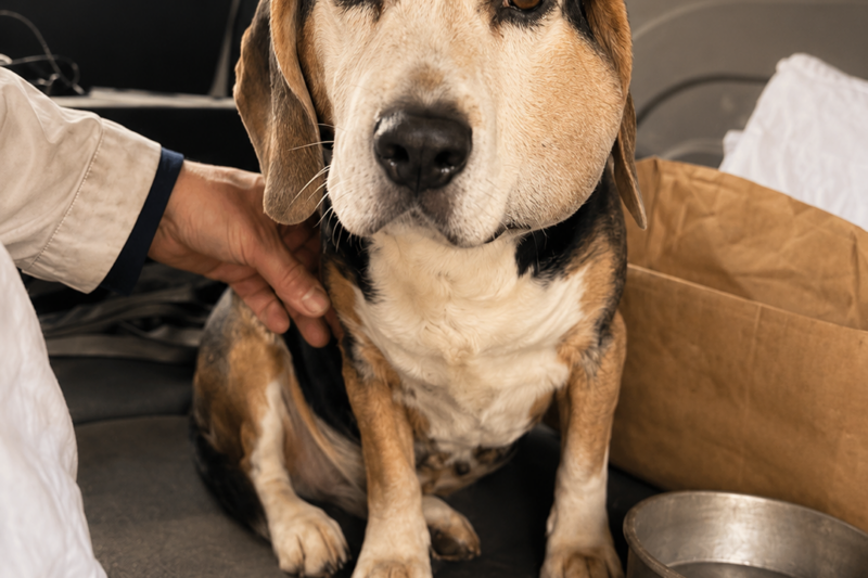 She Hit the Old Market Beagle With a Bag Full of Cans — But She Had No Idea an Entire Market Was About to Stand Up for Him
