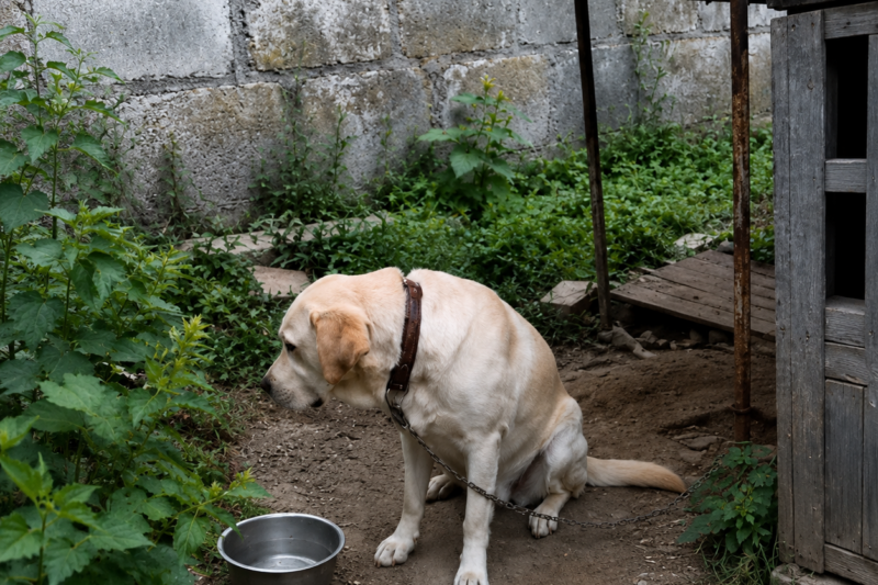 They Left Their Dog Chained to Guard an Empty House—Then One Visit Showed Her Who She Really Belonged To