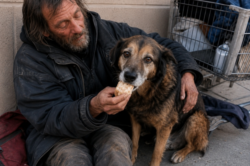 For Six Months, I Watched a Homeless Man Feed His Dog Before Himself—Then the City Took Her Away