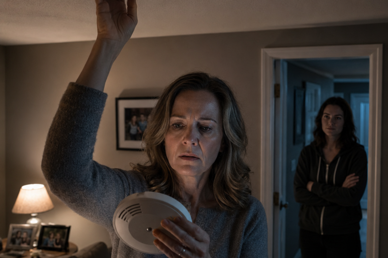 I FOUND A CAMERA HIDDEN IN MY SMOKE DETECTOR — THEN MY DAUGHTER ASKED A QUESTION SHE COULD ONLY KNOW FROM WATCHING ME