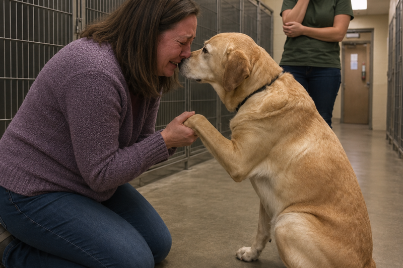 I Came to the Shelter to Donate—Then I Recognized the Dog I Had Given Away Four Years Earlier