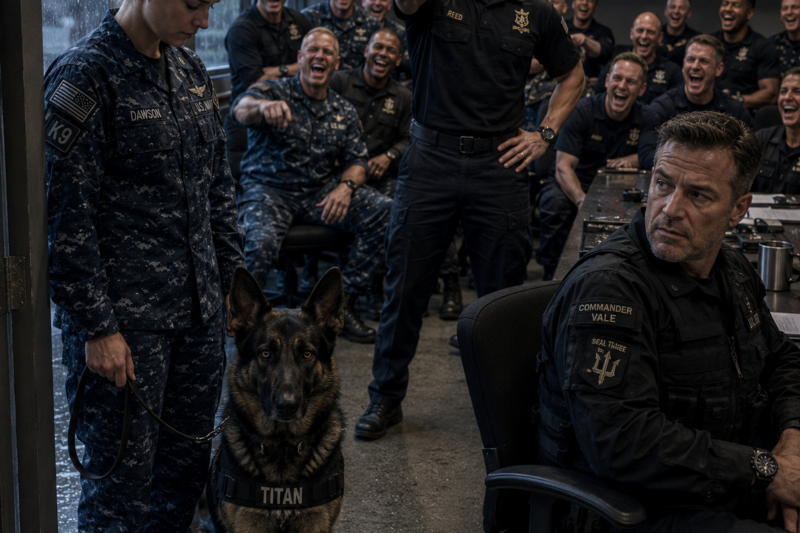 “GET OUT, ROOKIE!” THE OFFICER YELLED—THEN HER K9 CHARGED TO PROTECT A NAVY SEAL
