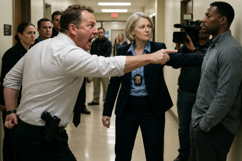 PART2: COP PLANTS EVIDENCE ON JANITOR — THEN FREEZES WHEN FEDERAL CAMERAS CATCH EVERYTHING