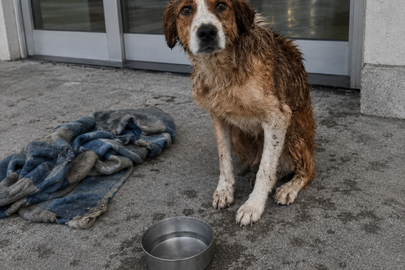The Dog Followed the Ambulance to the Hospital—Then Waited for a Man Who Would Never Come Back