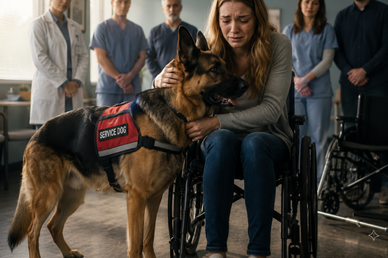 PART2: “SHE’LL NEVER WALK AGAIN…” — UNTIL ONE LOYAL SERVICE DOG CHANGED EVERYTHING