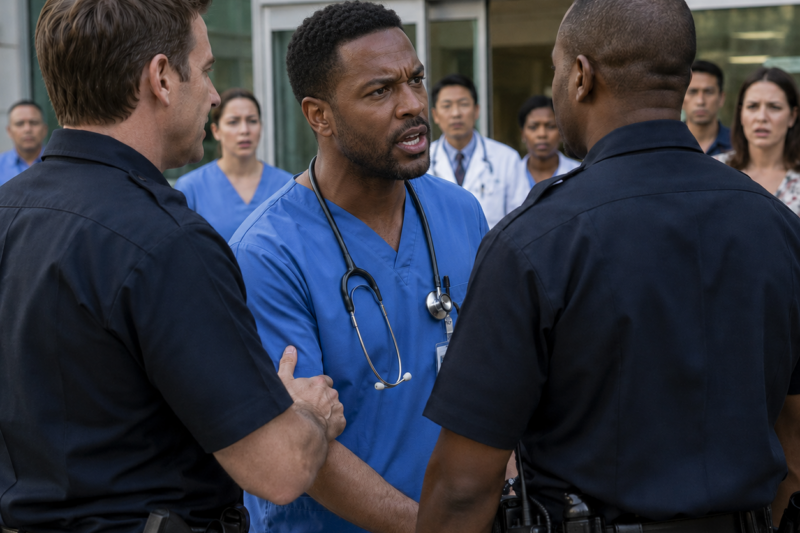PART2: COPS ARRESTED BLACK DOCTOR IN SCRUBS RUSHING TO SURGERY — THE PATIENT WAS THEIR BOSS’S DYING WIFE