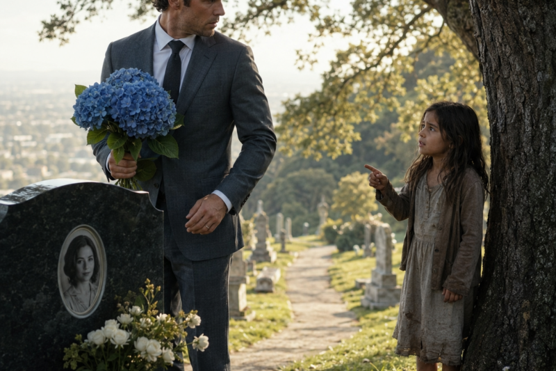 YOUNG BILLIONAIRE VISITS WIFE’S GRAVE FOR 5 YEARS—THEN A BEGGAR GIRL REVEALS A SHOCKING SECRET