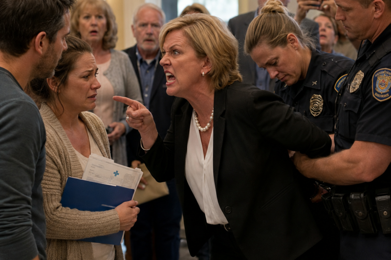 PART2: HOA KAREN THREATENED A FAMILY WITH A HOSPITALIZED CHILD—THEN HER BOARD MEETING ARREST WENT VIRAL