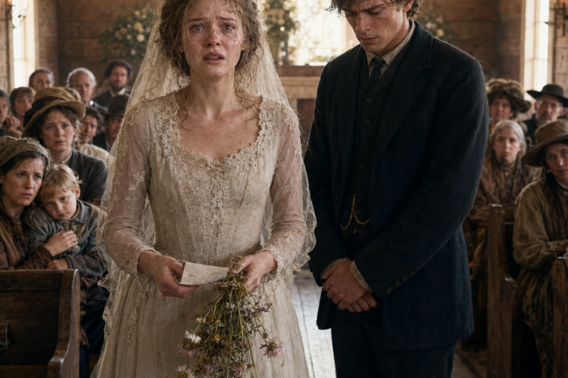 She Was Left at the Altar with Only a Letter—Then a Stranger Found Her Broken in Her Wedding Dress