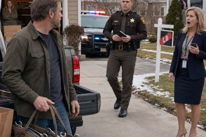 HOA KAREN CALLED THE POLICE WHEN I LEFT THE HOA—THEN FROZE WHEN THE OFFICER AT MY DOOR WAS MY SON