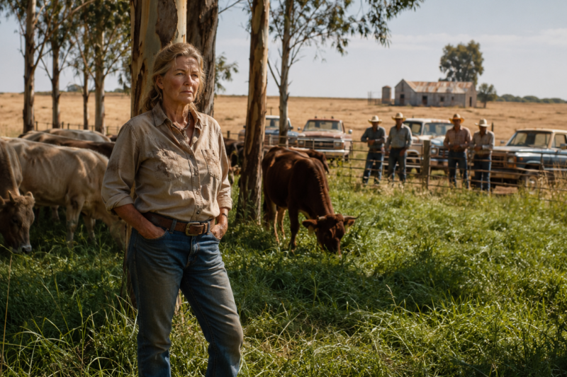THEY LAUGHED AT HER FOR PLANTING 400 EUCALYPTUS TREES IN A CATTLE PASTURE — UNTIL THE 1988 DROUGHT MADE HER THE ONLY RANCHER WITH GREEN GRASS