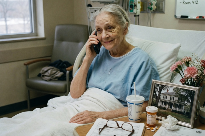 MY SON CALLED ME FROM MY HOSPITAL BED TO SAY HE HAD LISTED MY HOUSE.