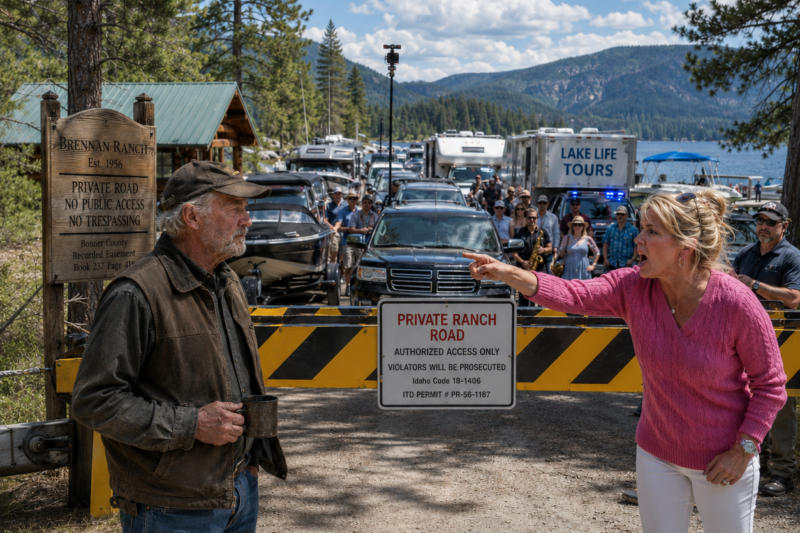 HOA KAREN TURNED MY PRIVATE RANCH ROAD INTO HER LAKE TOUR ROUTE—SO I SHUT THE GATE AND ENDED HER WHOLE BUSINESS OVERNIGHT