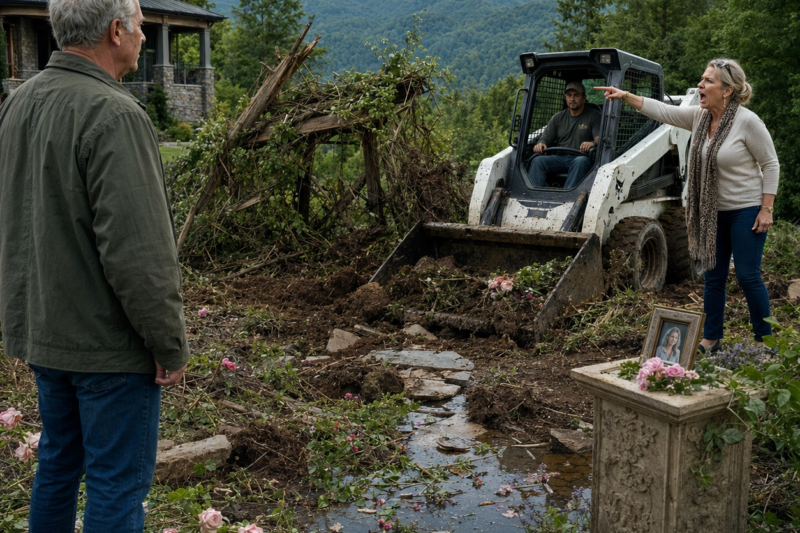 HOA KAREN BULLDOZED MY DEAD WIFE’S MEMORIAL GARDEN—THEN HER SECRET $760,000 ACCOUNT BROUGHT THE WHOLE BOARD DOWN